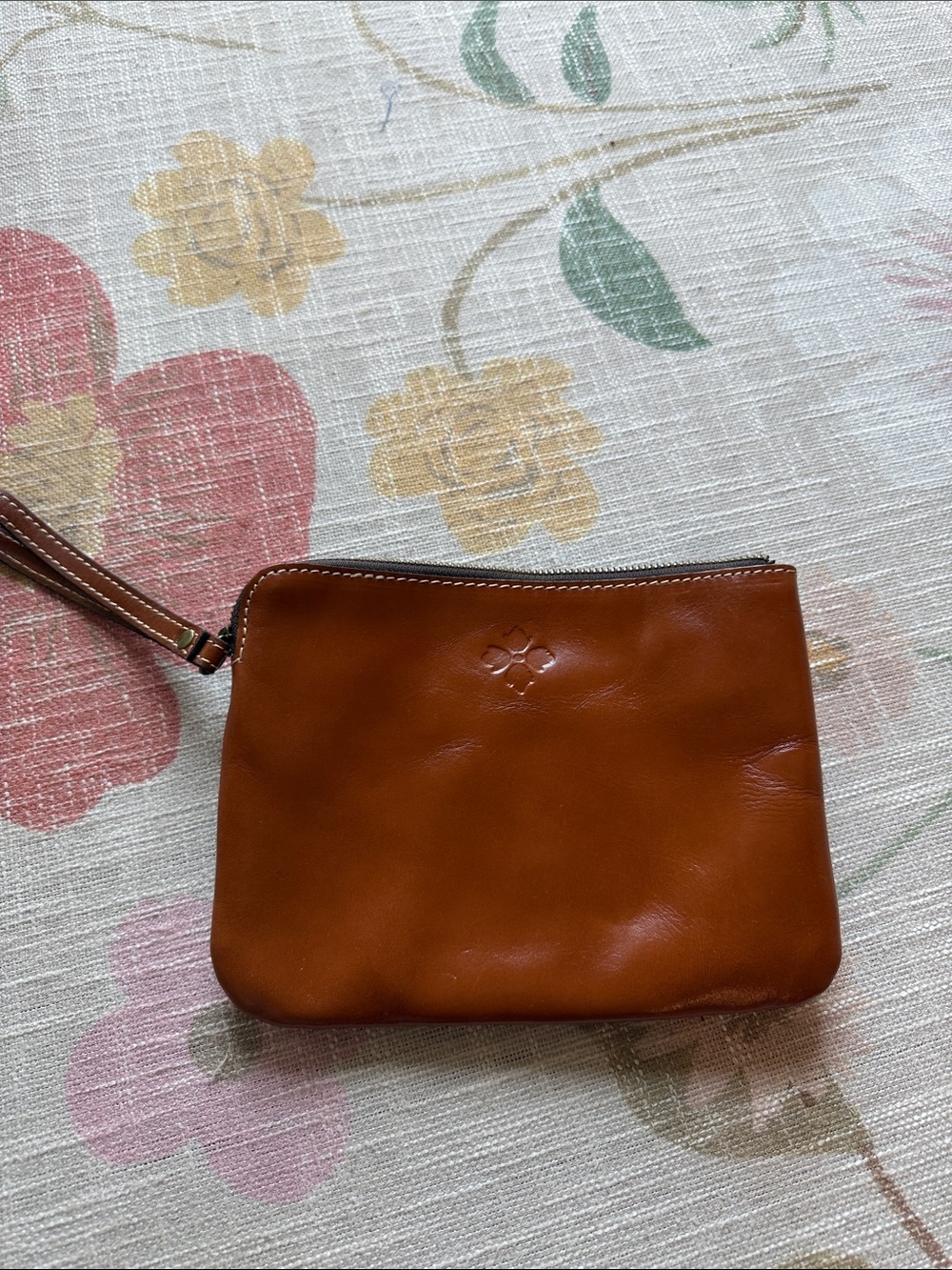 Patricia Nash Brown Leather Wrislet